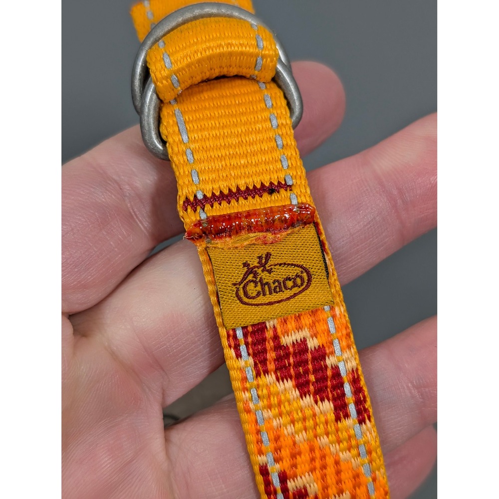 Chaco Z Band Bracelet Tangerine Steps Pattern Adjustable Nylon‎ Cord NWT - Picture 2 of 4